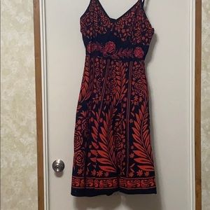 Black and Red Floral Dress